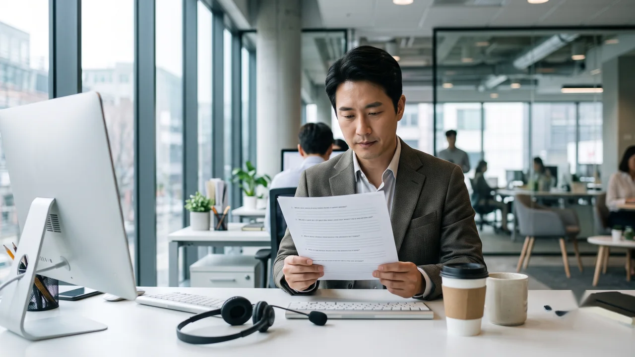 사례: 비즈팝콘 문의 접수에서 AI 비서가 하는 일
