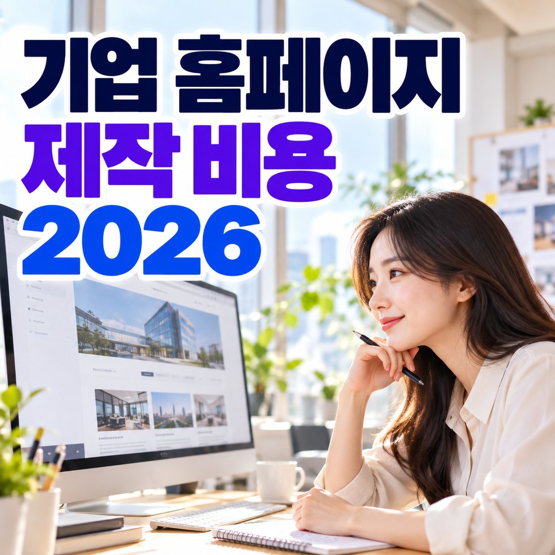 기업 홈페이지 제작 비용 2026 — 견적 차이를 만드는 5가지와 제작 기간
