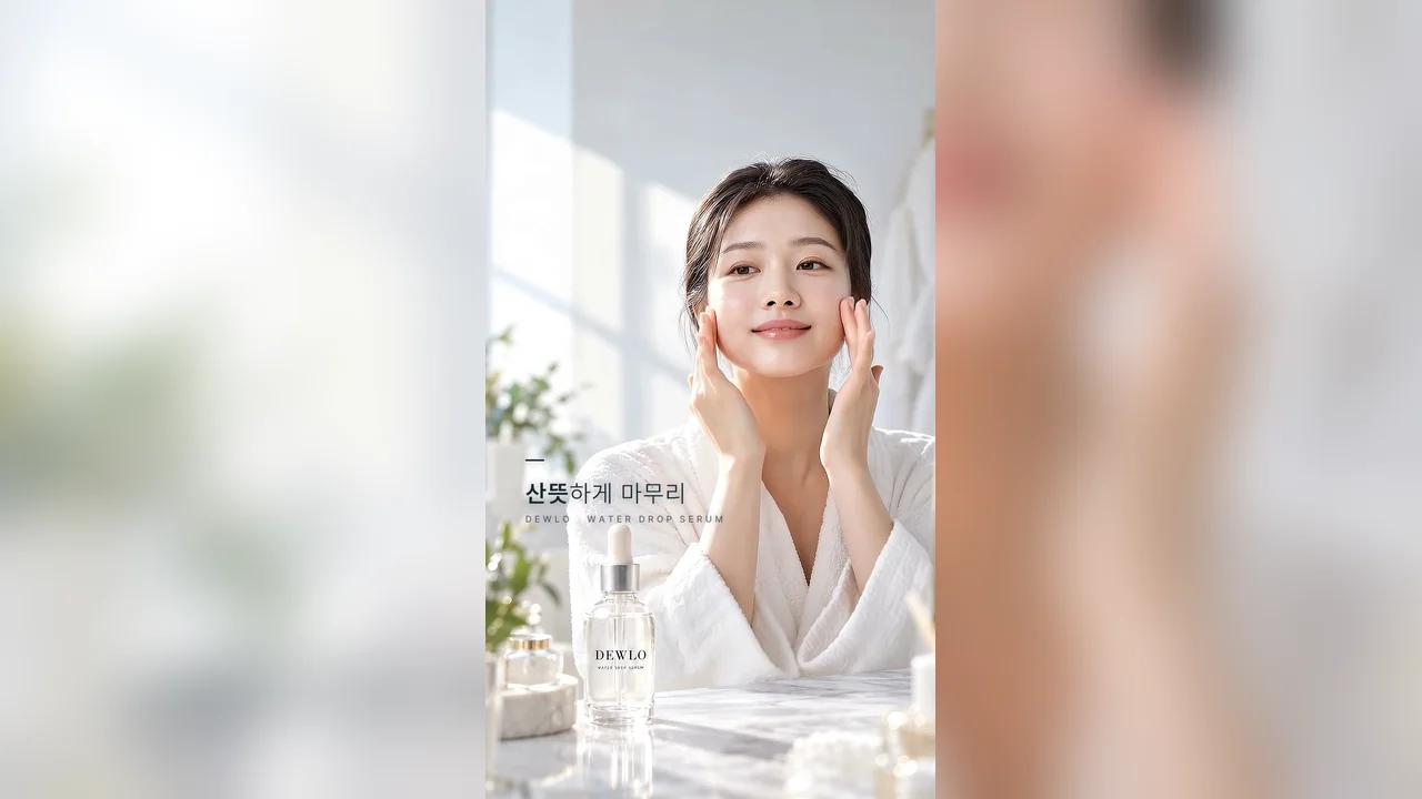 세럼 DEWLO 15초 제품 광고 썸네일