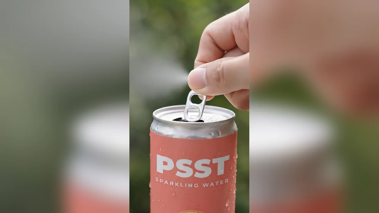탄산수 PSST 15초 제품 광고 썸네일